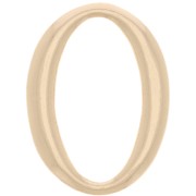 20x15mm Hollow Oval Link Spacer - Gold Tone x1|raw }}