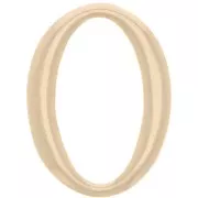 20x15mm Hollow Oval Link Spacer - Gold Tone x1