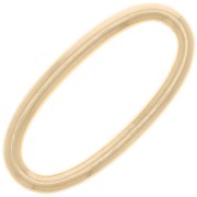 40.5x20mm Oval hollow link spacer - Gold Tone x1|raw }}