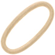 40.5x20mm Oval hollow link spacer - Vintage gold x1|raw }}