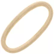 40.5x20mm Oval hollow link spacer - Vintage gold x1