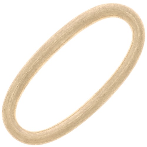 40.5x20mm Oval hollow link spacer - Vintage gold x1