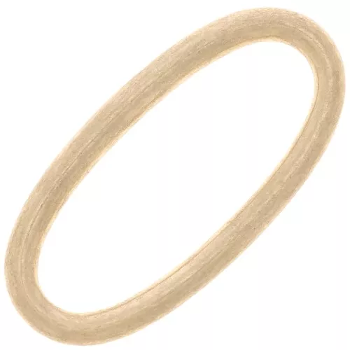 40.5x20mm Oval hollow link spacer - Vintage gold x1