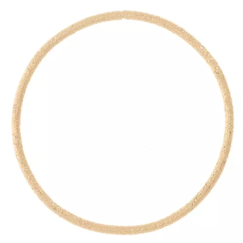 19mm Round closed diamond effect ring - Gold Tone x1