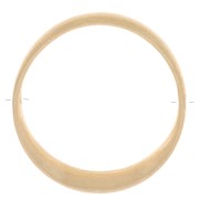 41mm Hollow Design Circle Pendant - Vintage gold x1|raw }}