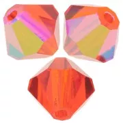 5mm Preciosa Bicone Beads - Rondelle Bead - Hyacinth AB x12