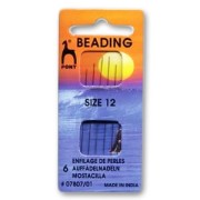 Set of Pony embroidery needles size 12 51mm x6