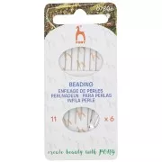 Set of Pony embroidery needles size 11 53mm x6