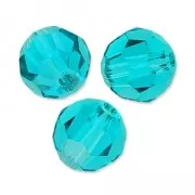 Perle ronde  PureCrystal 5000 8 mm Blue Zircon  x1