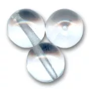 Round beads 10mm Crystal  x10
