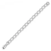 Extension chain drop 60mm 925 Silver x1