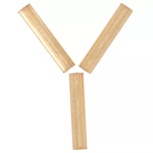 10x1.9mm Straight tubes - Fine Gold-plated x10