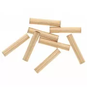 10x1.9mm Straight tubes - Fine Gold-plated x10