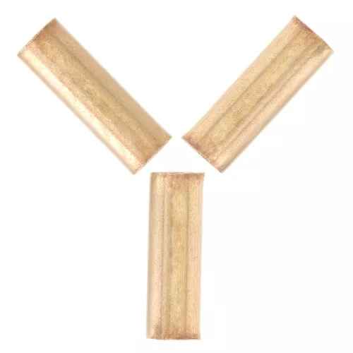 6x1.9mm Straight tubes - Fine Gold-plated x10