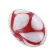 Flat round 17mm White/Light Siam x1|raw }}