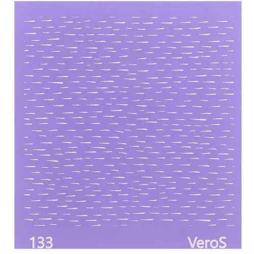 90x90mm Silk Screen VeroS for polymer clay - Small line pattern n°133 x1