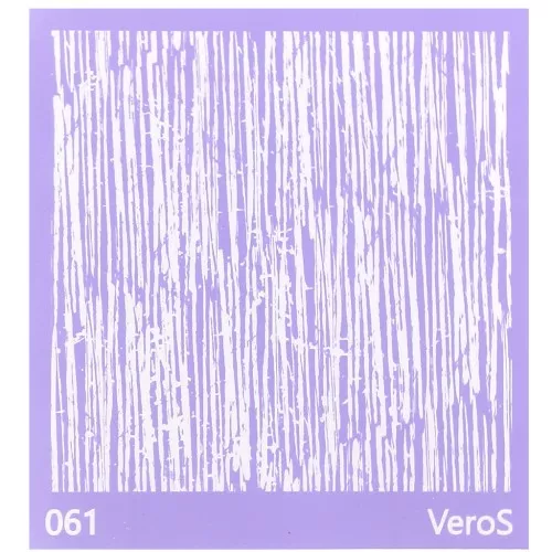 90x90mm Silk Screen VeroS for polymer clay - Abstract lines pattern n°061 x1