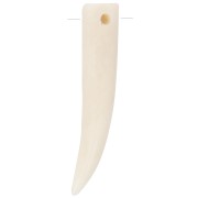 Bone spike pendant 38 mm to 41 mm - Natural x1