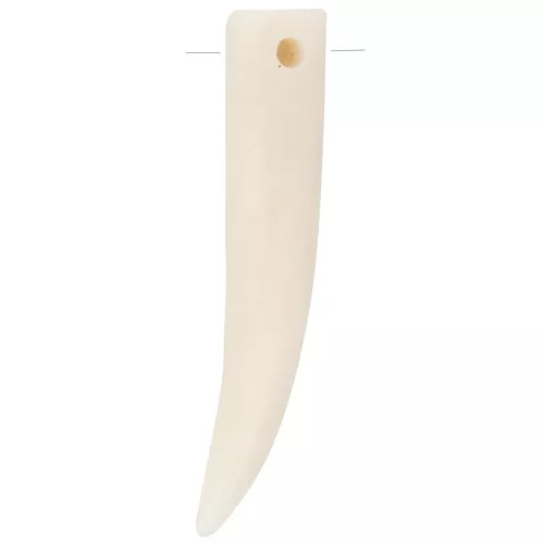 Bone spike pendant 38 mm to 41 mm - Natural x1