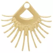 20mm 304L Stainless Steel Ethnic Pendant - Gold x1