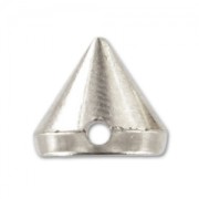 CCB Cones 8mm Rhodium tone x6|raw }}