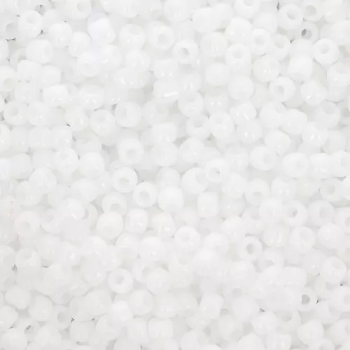 Toho 11/0 TO11R41 seed beads - Opaque White x8g