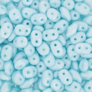 2.5x5mm SuperDuo - Powdery Pastel Turquoise x10g|raw }}