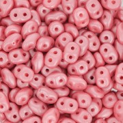 2.5x5mm SuperDuo - Powdery Pastel Maroon x10g|raw }}