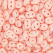 2.5x5mm SuperDuo - Powdery Pastel Peach x10g|raw }}