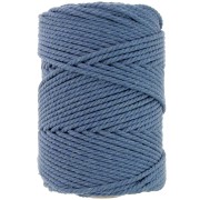 3mm Cotton macramé cord spool - Cobalt blue x100m|raw }}