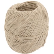 1mm Spool of hemp yarn - Natural x120m|raw }}