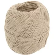 1mm Spool of hemp yarn - Natural x120m