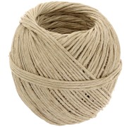 1.3mm Spool of hemp yarn - Natural x50m
