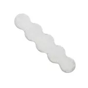 23.5x6mm 925 Sterling Silver base to shape and personalize x1