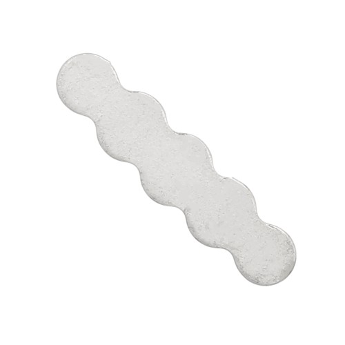 23.5x6mm 925 Sterling Silver base to shape and personalize x1