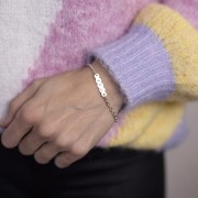 23.5x6mm 925 Sterling Silver base to shape and personalize x1