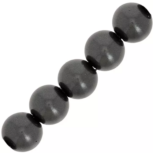 3mm Aurora 5810 Pearls - Crystal Black Pearl x20