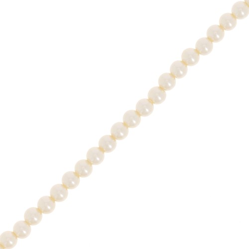 3mm Aurora 5810 Pearls - Crystal Cream Pearl x61cm