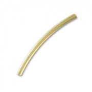 Tube 25x1,55mm satin Fine Gold Plated  x1