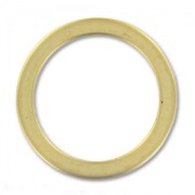 Ring 18mm satin Fine Gold plated x1|raw }}