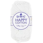 Happy Cotton DMC - amigurumi special - White (n°762) x43m