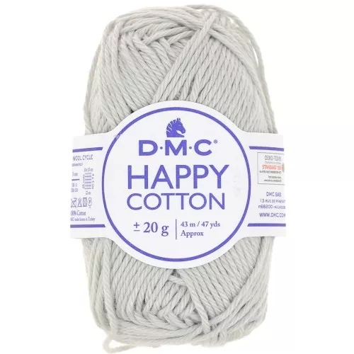 Happy Cotton DMC - amigurumi special - Light grey (n°757) x43m