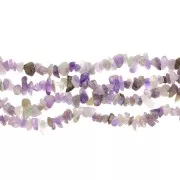 Dyed Amethyst 8 - 11 mm Chip beads x 80 cm