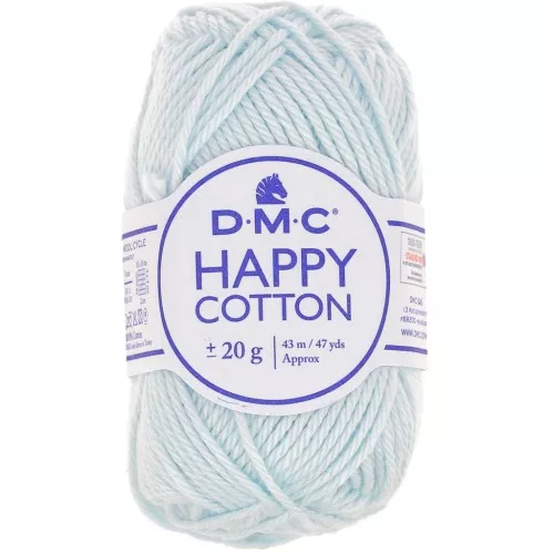 Happy Cotton DMC - for amigurumi - Layette blue (n°765) x43m
