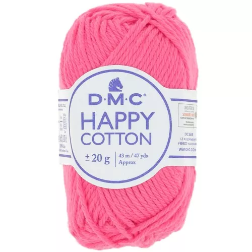 Happy Cotton DMC - for amigurumi - Candy pink (n°799) x43m