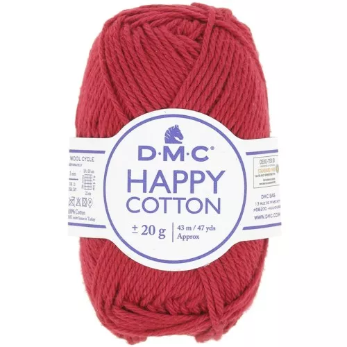 Happy Cotton DMC - for amigurumi - Dark red (n°791) x43m