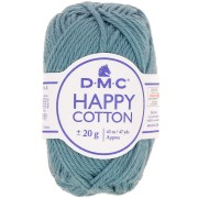 Happy Cotton DMC - for amigurumi - Washed blue (n°750) x43m