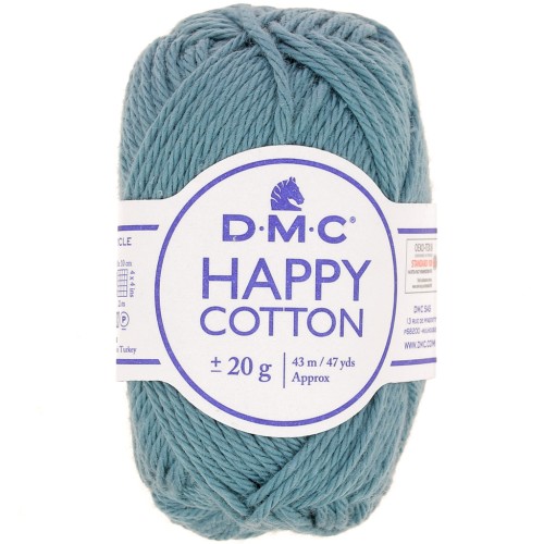 Happy Cotton DMC - for amigurumi - Washed blue (n°750) x43m