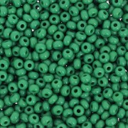 Preciosa Seed beads 9/0 2.5 mm - Green Opaque x20g