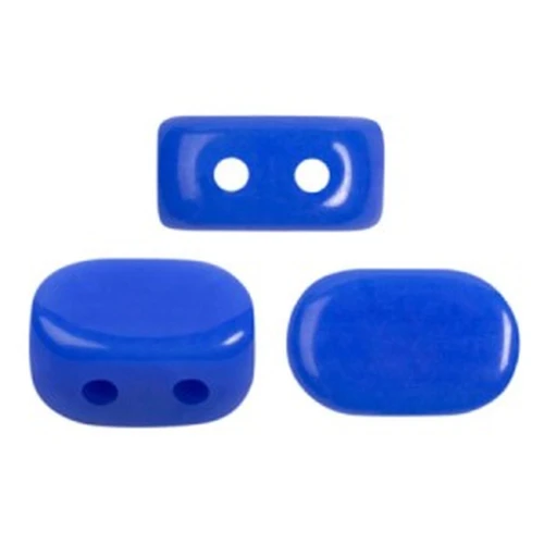4x6mm Lipsi® Glass beads by Puca® - Opaque Sapphire x10g
